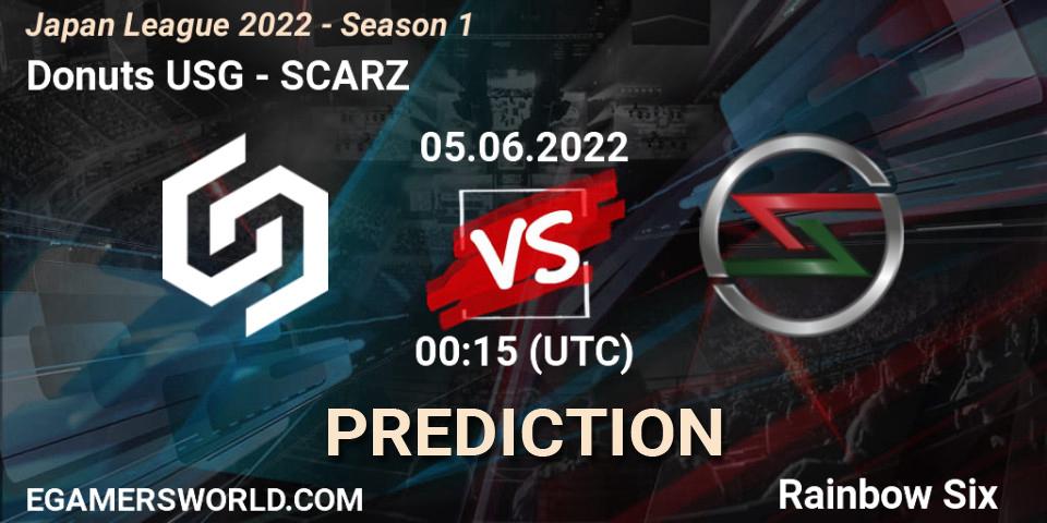 Prognose für das Spiel Donuts USG VS SCARZ. 05.06.2022 at 00:15. Rainbow Six - Japan League 2022 - Season 1