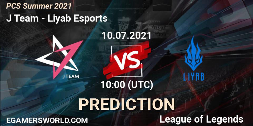 Prognose für das Spiel J Team VS Liyab Esports. 10.07.2021 at 10:00. LoL - PCS Summer 2021