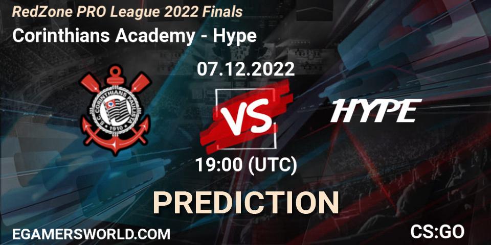 Prognose für das Spiel Corinthians Academy VS Hype. 07.12.22. CS2 (CS:GO) - RedZone PRO League 2022 Finals