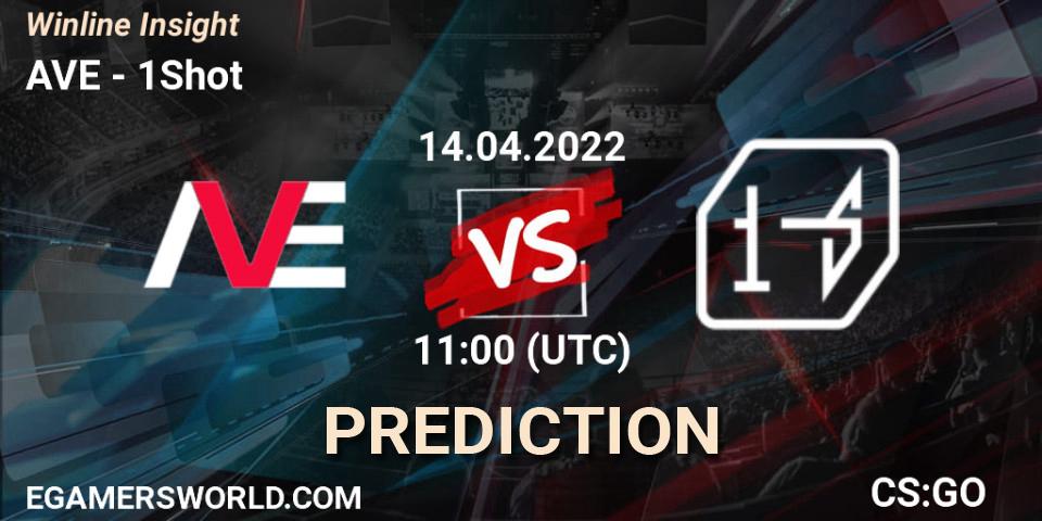 Prognose für das Spiel AVE VS 1Shot. 14.04.2022 at 11:00. Counter-Strike (CS2) - Winline Insight