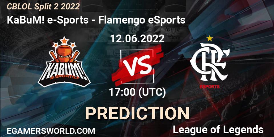 Prognose für das Spiel KaBuM! e-Sports VS Flamengo eSports. 12.06.22. LoL - CBLOL Split 2 2022
