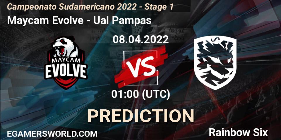 Prognose für das Spiel Maycam Evolve VS Ualá Pampas. 08.04.2022 at 00:20. Rainbow Six - Campeonato Sudamericano 2022 - Stage 1