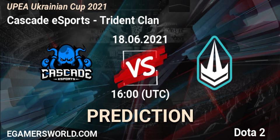 Prognose für das Spiel Cascade eSports VS Trident Clan. 18.06.21. Dota 2 - UPEA Ukrainian Cup 2021