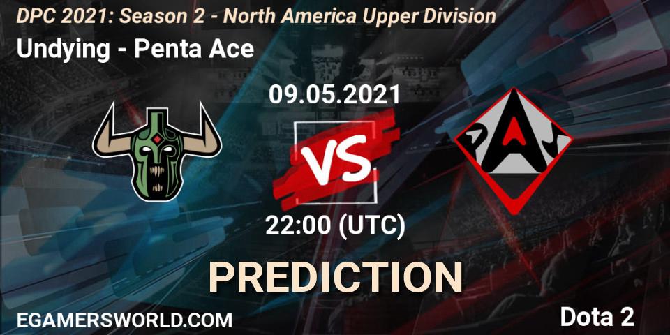 Prognose für das Spiel Undying VS Penta Ace. 09.05.2021 at 22:03. Dota 2 - DPC 2021: Season 2 - North America Upper Division 