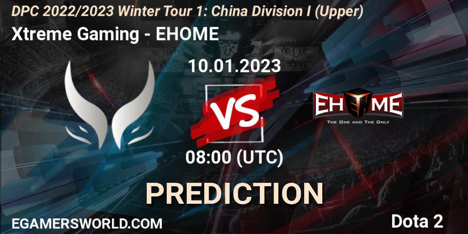 Prognose für das Spiel Xtreme Gaming VS EHOME. 10.01.2023 at 07:55. Dota 2 - DPC 2022/2023 Winter Tour 1: CN Division I (Upper)