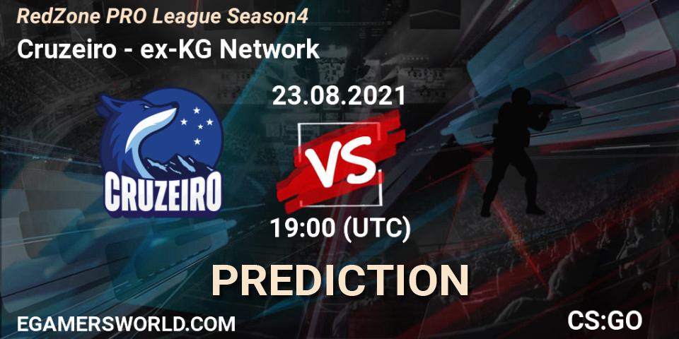 Prognose für das Spiel Cruzeiro VS ex-KG Network. 23.08.2021 at 19:00. Counter-Strike (CS2) - RedZone PRO League Season 4
