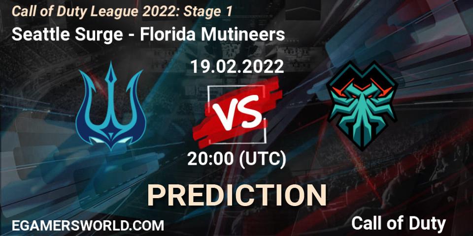 Prognose für das Spiel Seattle Surge VS Florida Mutineers. 19.02.2022 at 20:00. Call of Duty - Call of Duty League 2022: Stage 1