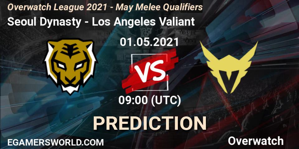 Prognose für das Spiel Seoul Dynasty VS Los Angeles Valiant. 01.05.2021 at 09:00. Overwatch - Overwatch League 2021 - May Melee Qualifiers