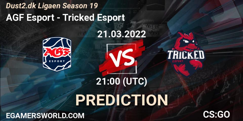 Prognose für das Spiel AGF Esport VS Tricked Esport. 21.03.22. CS2 (CS:GO) - Dust2.dk Ligaen Season 19