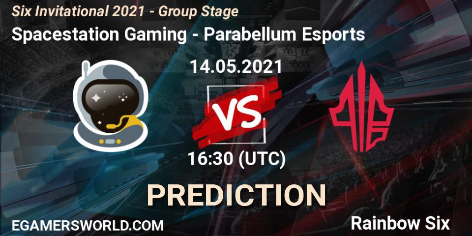 Prognose für das Spiel Spacestation Gaming VS Parabellum Esports. 14.05.2021 at 17:30. Rainbow Six - Six Invitational 2021 - Group Stage