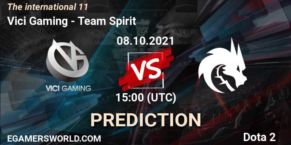 Prognose für das Spiel Vici Gaming VS Team Spirit. 08.10.2021 at 16:27. Dota 2 - The Internationa 2021
