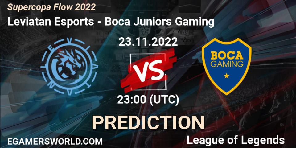 Prognose für das Spiel Leviatan Esports VS Boca Juniors Gaming. 24.11.22. LoL - Supercopa Flow 2022