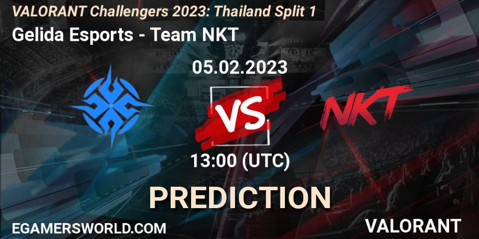 Prognose für das Spiel Gelida Esports VS Team NKT. 05.02.23. VALORANT - VALORANT Challengers 2023: Thailand Split 1