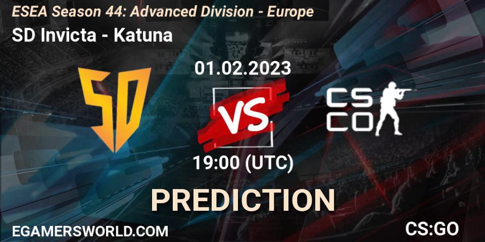 Prognose für das Spiel SD Invicta VS Tenstar. 01.02.23. CS2 (CS:GO) - ESEA Season 44: Advanced Division - Europe
