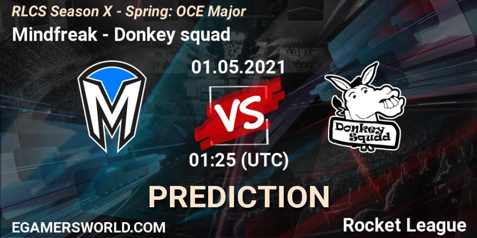 Prognose für das Spiel Mindfreak VS Donkey squad. 01.05.2021 at 01:25. Rocket League - RLCS Season X - Spring: OCE Major