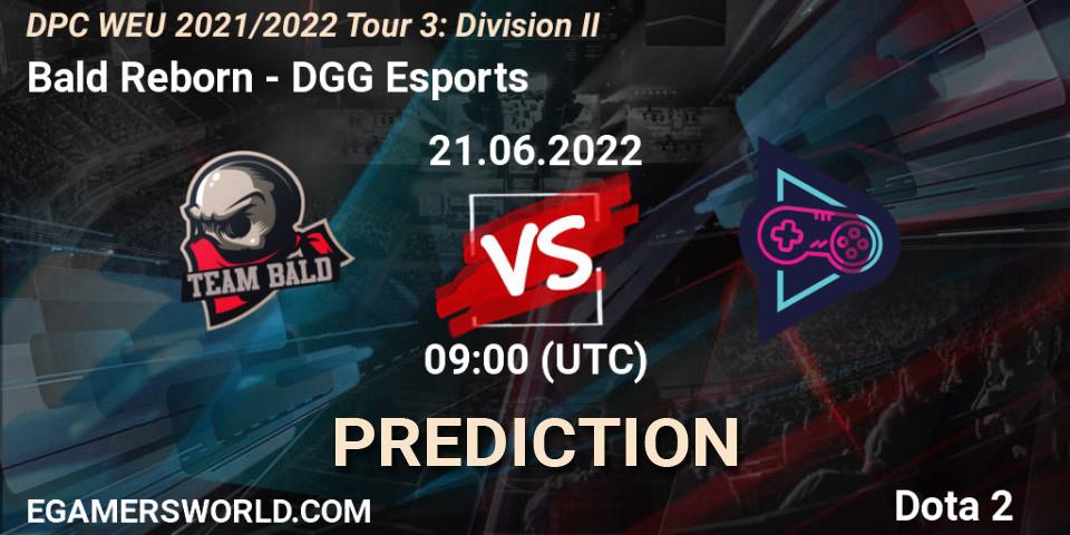 Prognose für das Spiel Bald Reborn VS DGG Esports. 21.06.2022 at 09:55. Dota 2 - DPC WEU 2021/2022 Tour 3: Division II