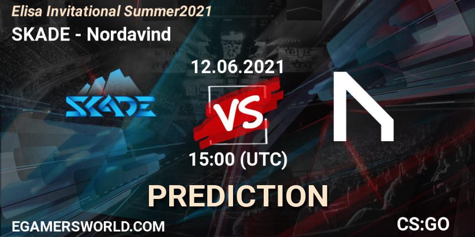 Prognose für das Spiel SKADE VS Nordavind. 12.06.21. CS2 (CS:GO) - Elisa Invitational Summer 2021