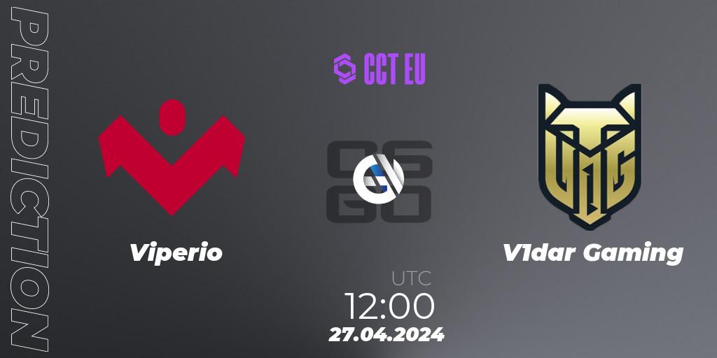 Prognose für das Spiel Viperio VS V1dar Gaming. 27.04.24. CS2 (CS:GO) - CCT Season 2 Europe Series 2 Closed Qualifier