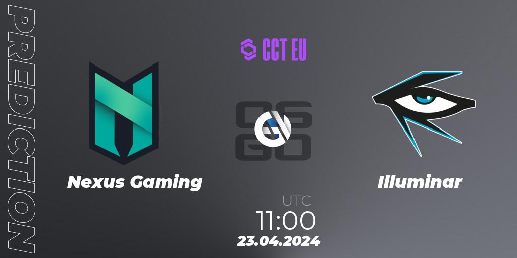 Prognose für das Spiel Nexus Gaming VS Illuminar. 23.04.24. CS2 (CS:GO) - CCT Season 2 Europe Series 1
