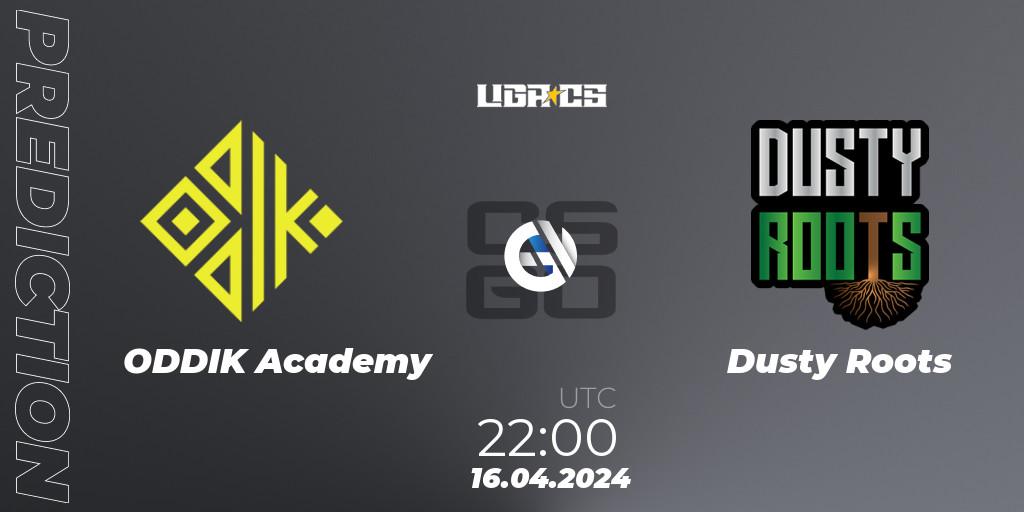 Prognose für das Spiel ODDIK Academy VS Dusty Roots. 16.04.24. CS2 (CS:GO) - LIGA CS: Summer 2024