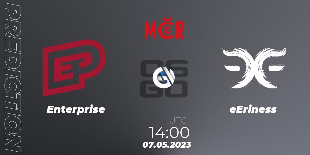 Prognose für das Spiel Enterprise VS eEriness. 07.05.23. CS2 (CS:GO) - Tipsport Cup Bratislava 2023: Closed Qualifier