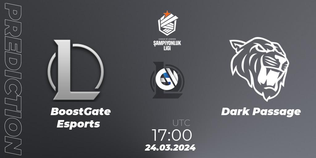 Prognose für das Spiel BoostGate Esports VS Dark Passage. 24.03.24. LoL - TCL Winter 2024