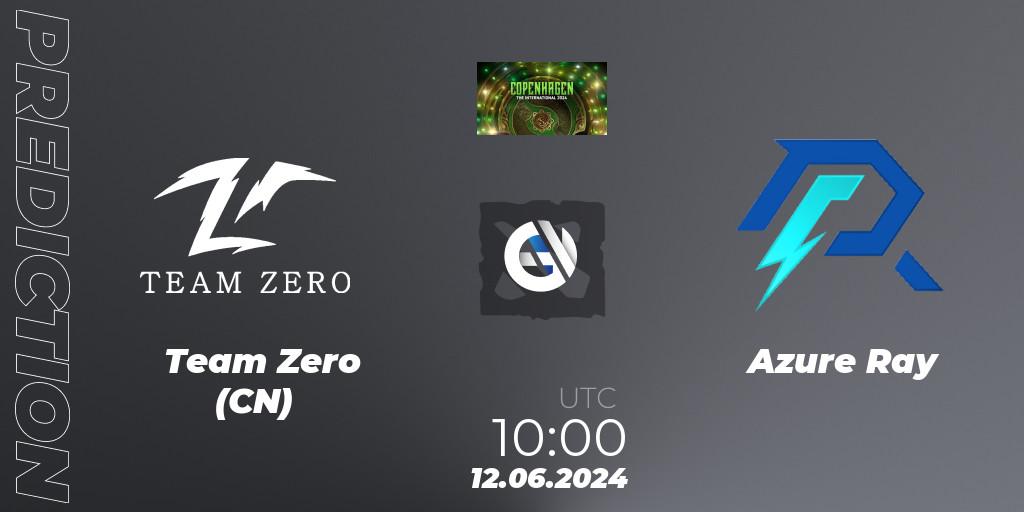 Prognose für das Spiel Team Zero (CN) VS Azure Ray. 12.06.2024 at 08:30. Dota 2 - The International 2024 - China Closed Qualifier