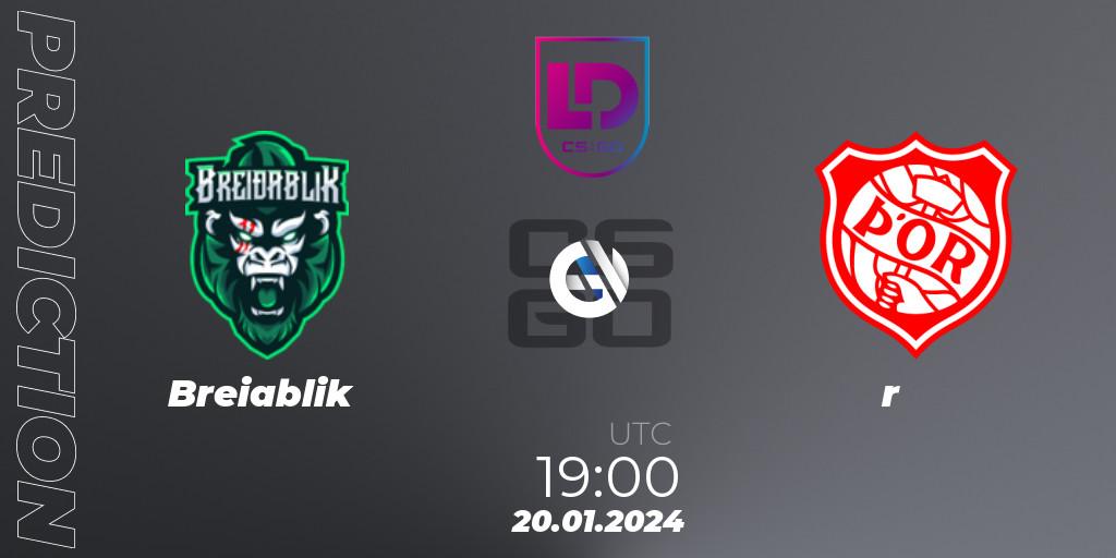 Prognose für das Spiel Breiðablik VS Þór. 20.01.24. CS2 (CS:GO) - Icelandic Esports League Season 8: Regular Season