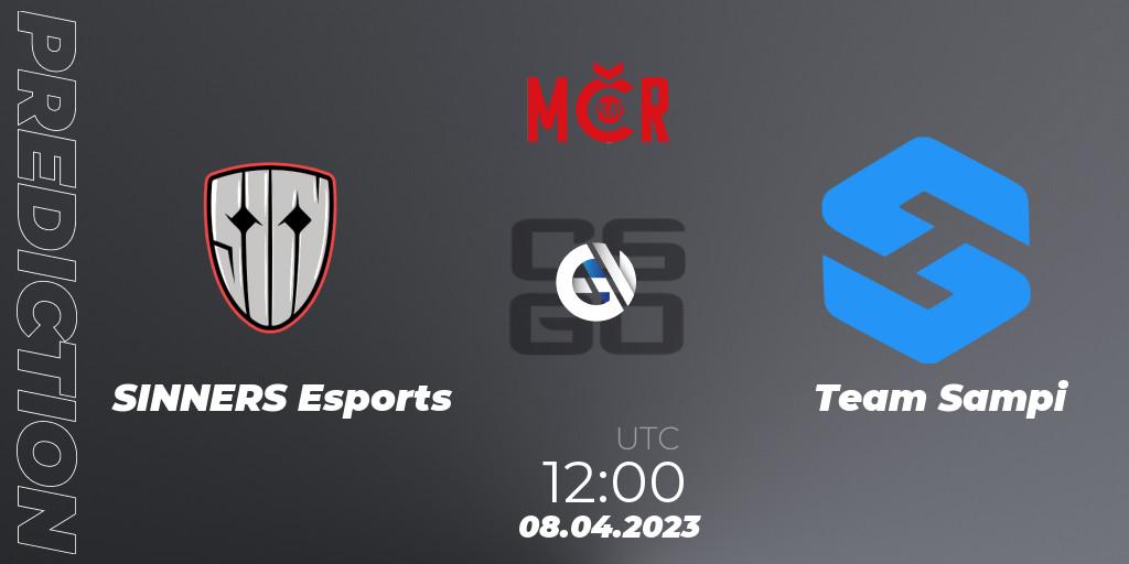 Prognose für das Spiel SINNERS Esports VS Team Sampi. 08.04.2023 at 12:00. Counter-Strike (CS2) - Tipsport Cup Prague Spring 2023