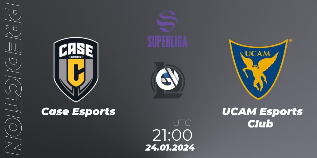 Prognose für das Spiel Case Esports VS UCAM Esports Club. 24.01.2024 at 21:00. LoL - Superliga Spring 2024 - Group Stage