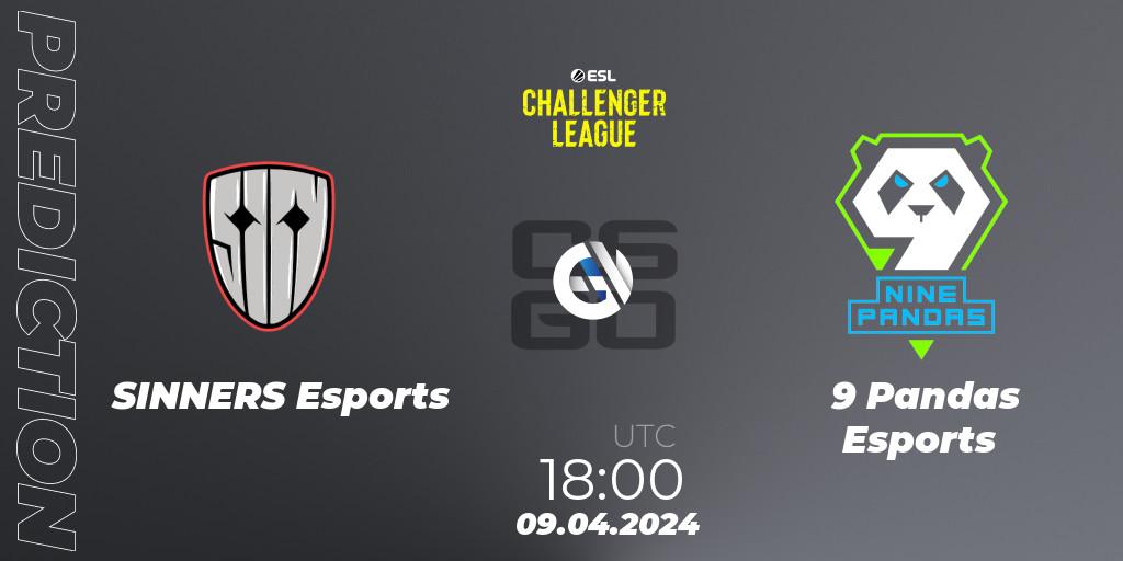 Prognose für das Spiel SINNERS Esports VS 9 Pandas Esports. 09.04.24. CS2 (CS:GO) - ESL Challenger League Season 47: Europe