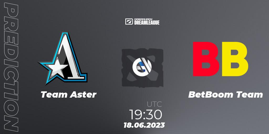 Prognose für das Spiel Team Aster VS BetBoom Team. 18.06.23. Dota 2 - DreamLeague Season 20 - Group Stage 2