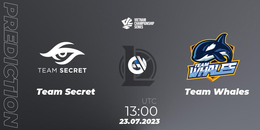 Prognose für das Spiel Team Secret VS Team Whales. 23.07.2023 at 12:15. LoL - VCS Dusk 2023