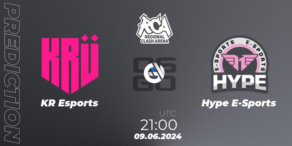 Prognose für das Spiel KRÜ Esports VS Hype E-Sports. 09.06.2024 at 21:00. Counter-Strike (CS2) - Regional Clash Arena South America