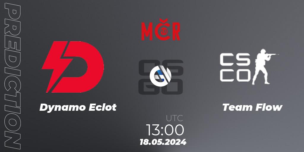 Prognose für das Spiel Dynamo Eclot VS Team Flow. 18.05.2024 at 13:00. Counter-Strike (CS2) - Tipsport Cup Spring 2024: Online Stage
