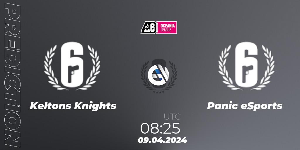 Prognose für das Spiel Keltons Knights VS Panic eSports. 09.04.24. Rainbow Six - Oceania League 2024 - Stage 1