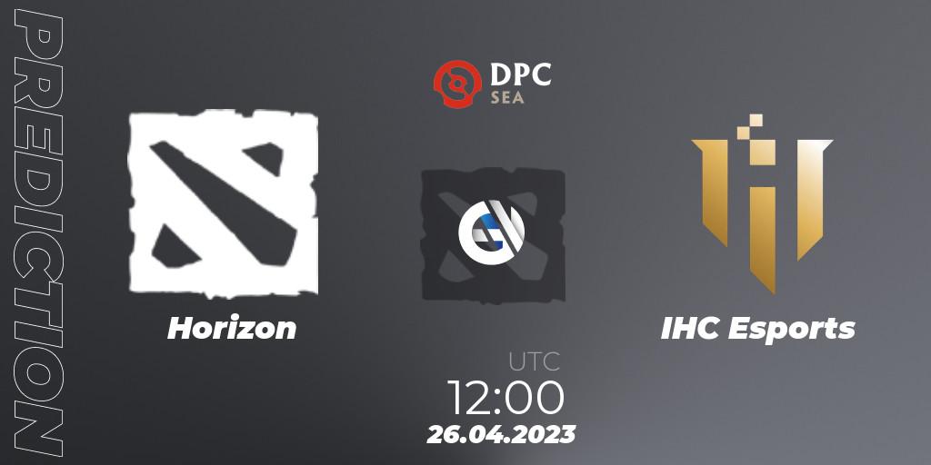 Prognose für das Spiel Horizon VS IHC Esports. 26.04.2023 at 12:00. Dota 2 - DPC 2023 Tour 2: SEA Division II (Lower)
