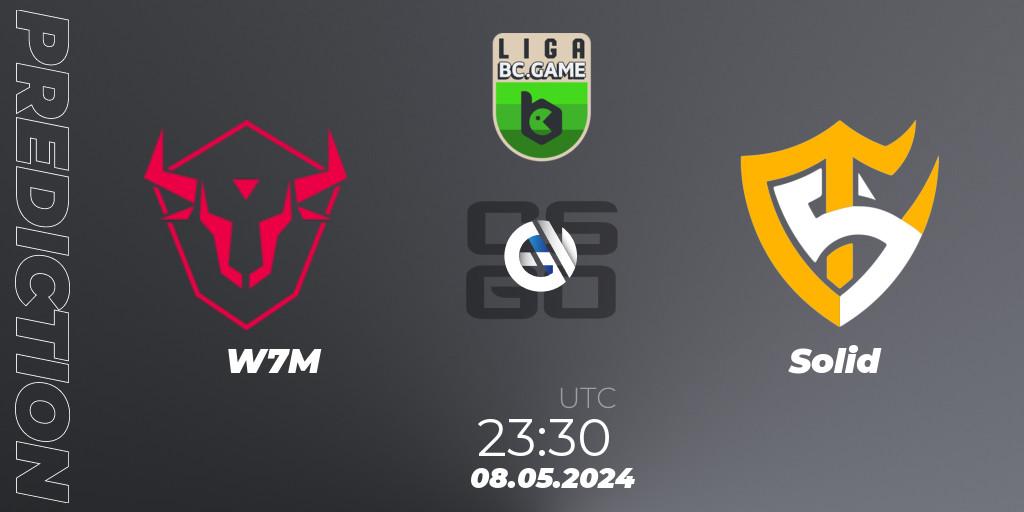 Prognose für das Spiel W7M VS Solid. 08.05.2024 at 23:30. Counter-Strike (CS2) - Dust2 Brasil Liga Season 3