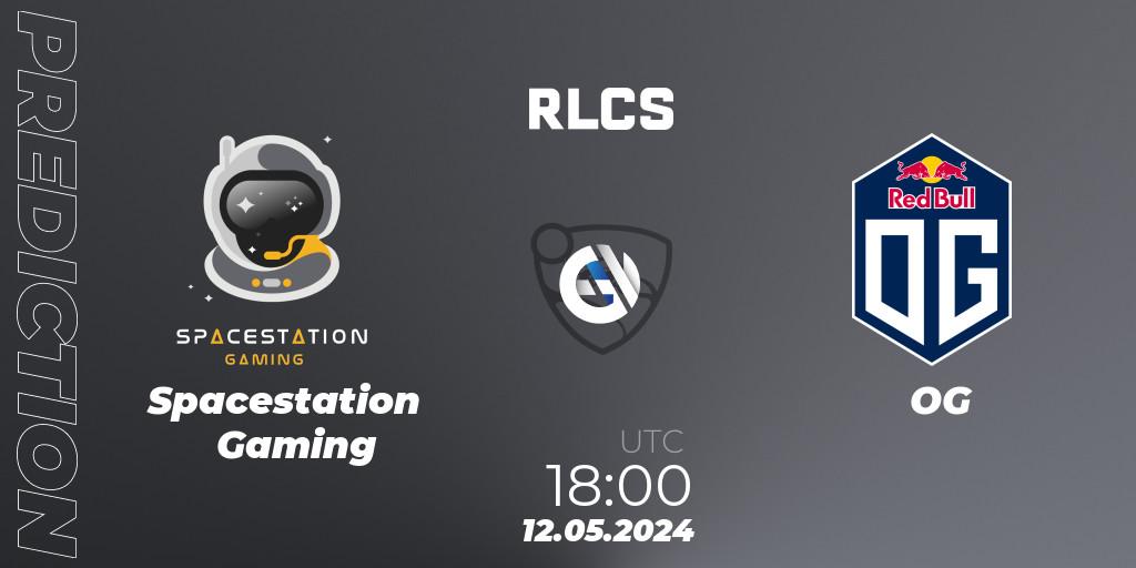 Prognose für das Spiel Spacestation Gaming VS OG. 12.05.2024 at 18:00. Rocket League - RLCS 2024 - Major 2: NA Open Qualifier 5