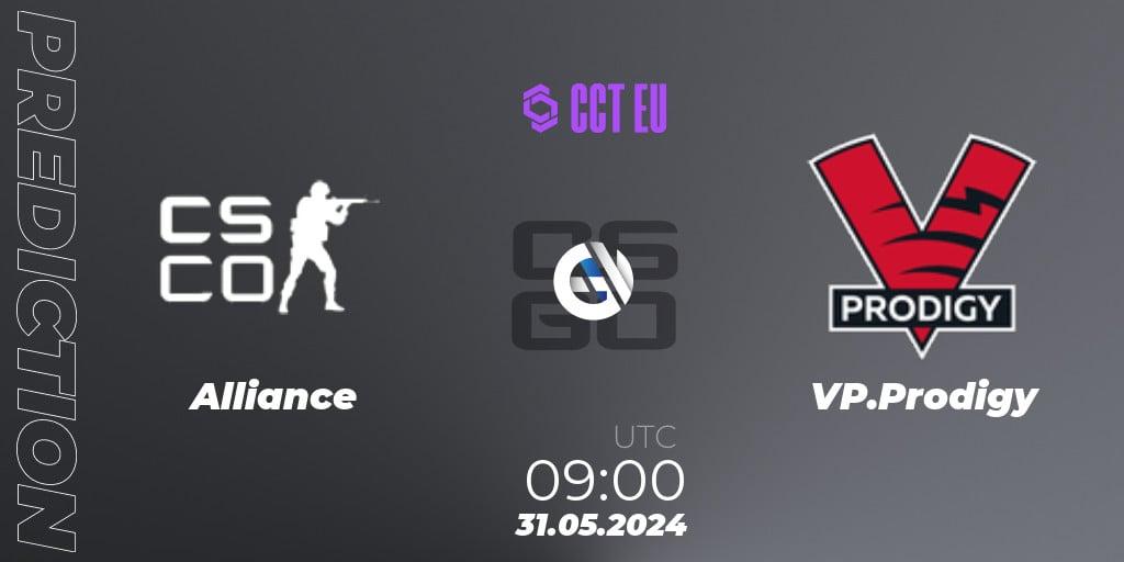 Prognose für das Spiel Alliance VS VP.Prodigy. 31.05.2024 at 09:00. Counter-Strike (CS2) - CCT Season 2 Europe Series 4