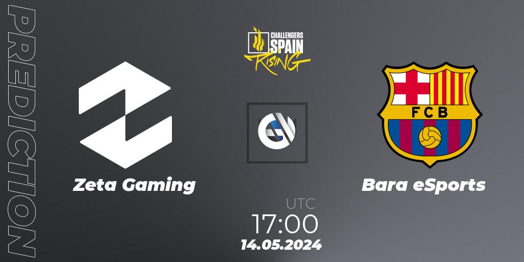 Prognose für das Spiel Zeta Gaming VS Barça eSports. 14.05.2024 at 17:00. VALORANT - VALORANT Challengers 2024 Spain: Rising Split 2