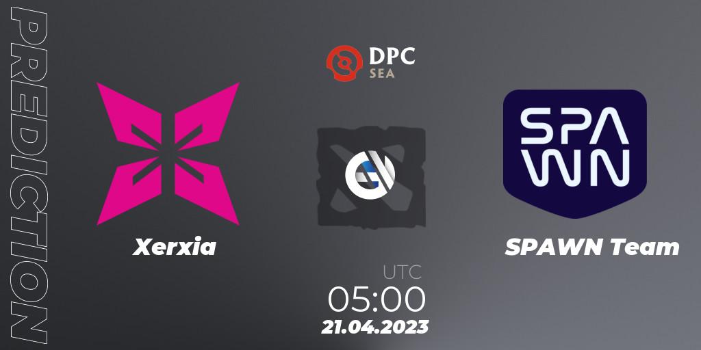 Prognose für das Spiel Xerxia VS SPAWN Team. 21.04.23. Dota 2 - DPC 2023 Tour 2: SEA Division II (Lower)