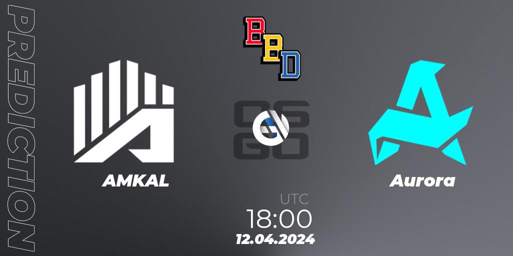 Prognose für das Spiel AMKAL VS Aurora. 12.04.24. CS2 (CS:GO) - BetBoom Dacha Belgrade 2024: European Qualifier