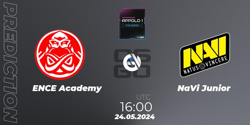 Prognose für das Spiel ENCE Academy VS NaVi Junior. 24.05.2024 at 16:00. Counter-Strike (CS2) - Appolo1 Series: Phase 2