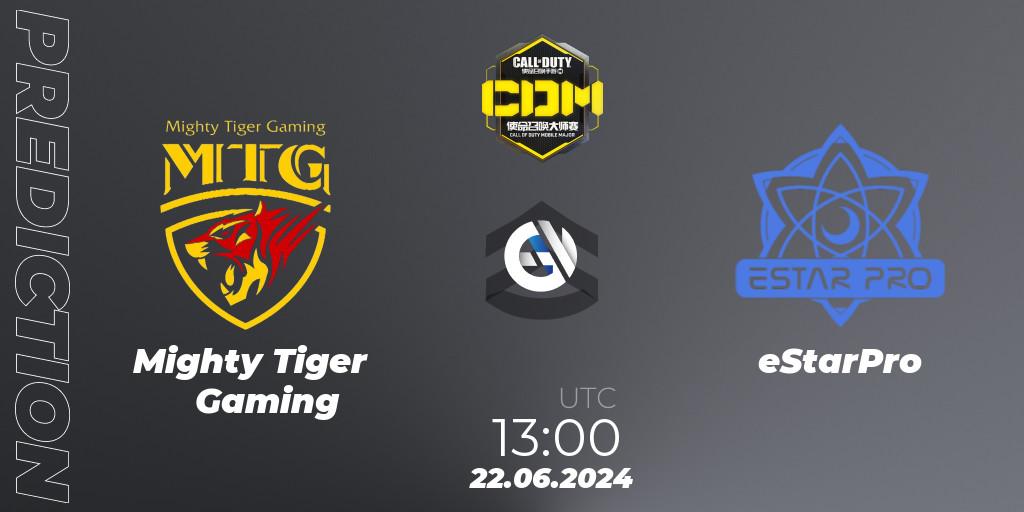 Prognose für das Spiel Mighty Tiger Gaming VS eStarPro. 22.06.2024 at 14:10. Call of Duty - China Masters 2024 S8: Regular Season