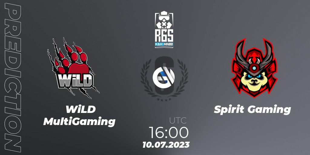 Prognose für das Spiel WiLD MultiGaming VS Spirit Gaming. 10.07.2023 at 16:00. Rainbow Six - Magyar Nemzeti E-sport Bajnokság: Season 5