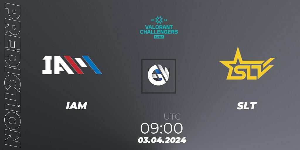 Prognose für das Spiel IAM VS SLT. 03.04.2024 at 11:00. VALORANT - VALORANT Challengers Korea 2024: Split 1