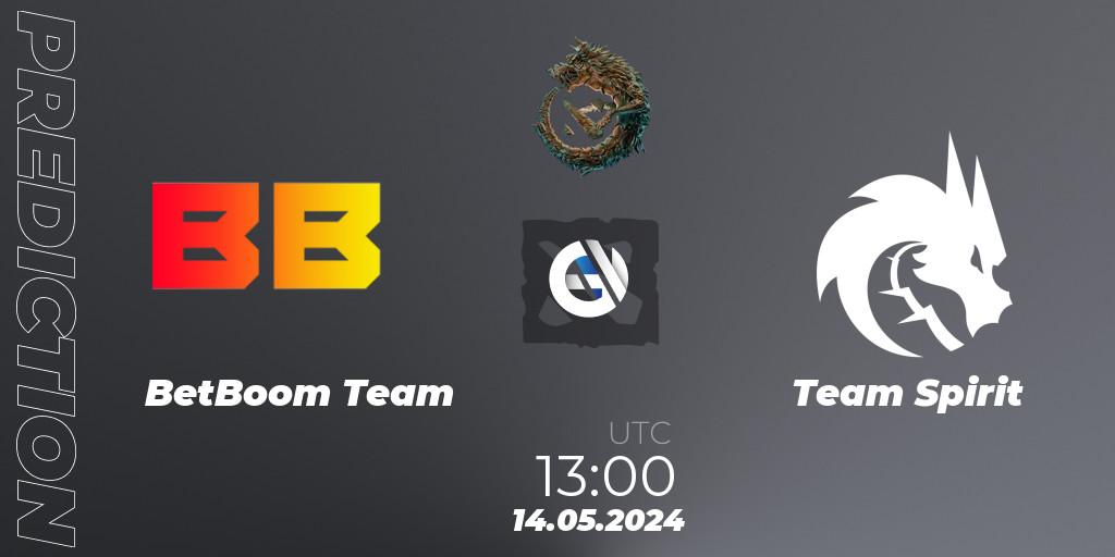 Prognose für das Spiel BetBoom Team VS Team Spirit. 14.05.2024 at 13:00. Dota 2 - PGL Wallachia Season 1 - Group Stage