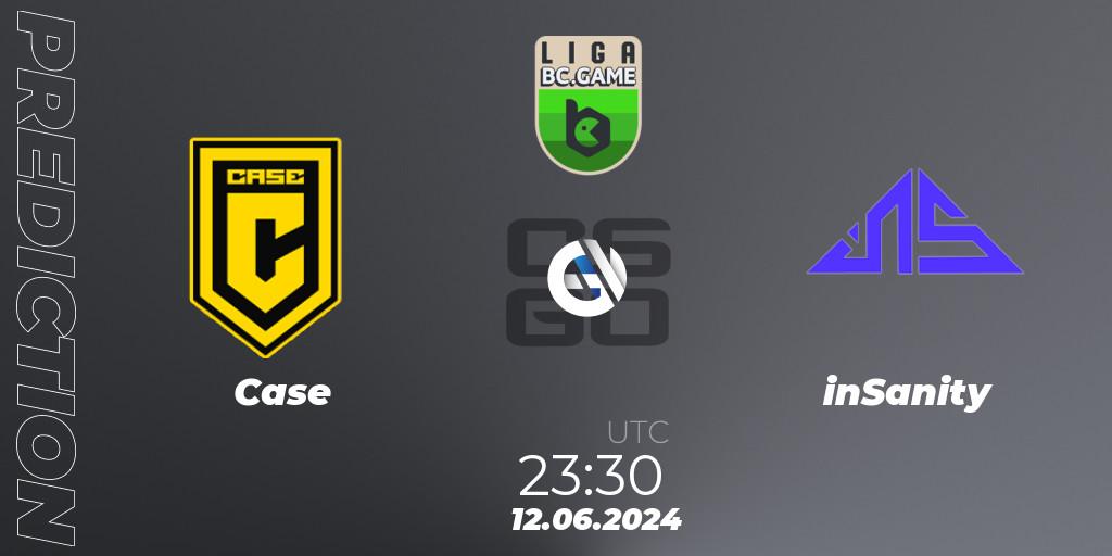 Prognose für das Spiel Case VS inSanity. 12.06.2024 at 23:30. Counter-Strike (CS2) - Dust2 Brasil Liga Season 3
