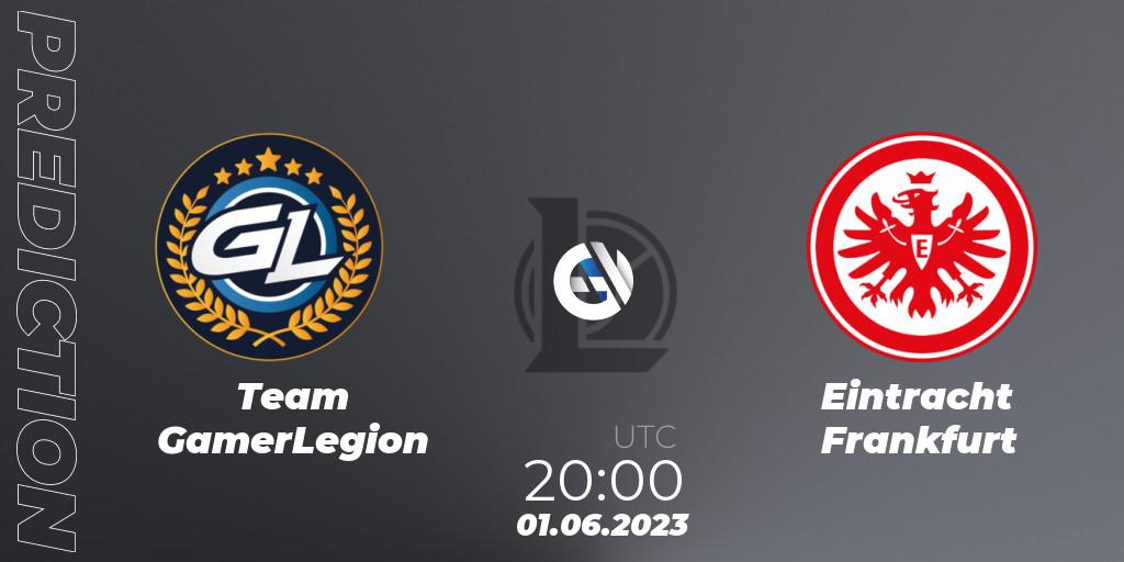 Prognose für das Spiel Team GamerLegion VS Eintracht Frankfurt. 01.06.23. LoL - Prime League Summer 2023 - Group Stage